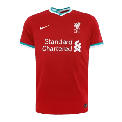 Men's Liverpool Home Soccer Jersey Shirt 2020/21 - BuyJerseyshop