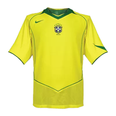 Brazil Retro Jerseys 2004 Home Soccer Jersey For Men - BuyJerseyshop