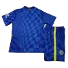 Kids Chelsea Home Soccer Jersey Kit (Jersey+Shorts) 2021/22 - BuyJerseyshop