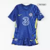 Kids Chelsea Home Soccer Jersey Kit (Jersey+Shorts) 2021/22 - BuyJerseyshop