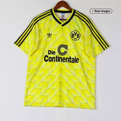 Borussia Dortmund Retro Jerseys 1988 Home Soccer Jersey For Men - BuyJerseyshop