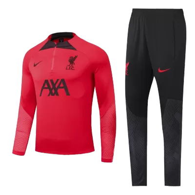 Men's Liverpool Zipper Tracksuit Sweat Shirt Kit (Top+Trousers) 2022/23 - BuyJerseyshop