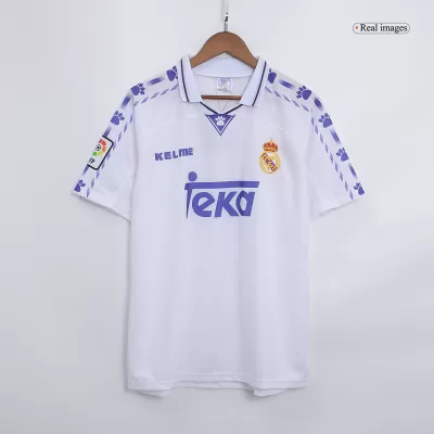 Real Madrid Retro Jerseys 1996/97 Home Soccer Jersey For Men - BuyJerseyshop