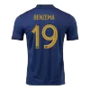 Men's BENZEMA #19 France Home Soccer Jersey Shirt 2022 - BuyJerseyshop