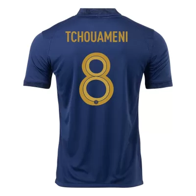 Men's TCHOUAMENI #8 France Home Soccer Jersey Shirt 2022 - BuyJerseyshop