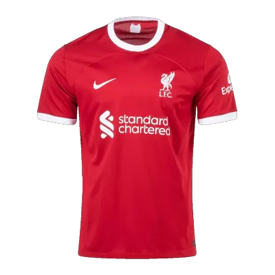 Men's Liverpool Home Soccer Jersey Shirt 2023/24 - BuyJerseyshop