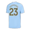 Men's CHAMPIONS #23 Manchester City Home Soccer Jersey Shirt 2023/24 - BuyJerseyshop