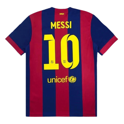 MESSI #10 Barcelona Retro Jerseys 2014/15 Home Soccer Jersey For Men - BuyJerseyshop