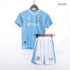 Kids Manchester City Home Soccer Jersey Kit (Jersey+Shorts) 2023/24 - BuyJerseyshop