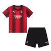 Kids AC Milan Home Soccer Jersey Kit (Jersey+Shorts) 2023/24 - BuyJerseyshop