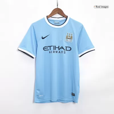 Manchester City Retro Jerseys 2013/14 Home Soccer Jersey For Men - BuyJerseyshop