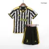 Kids Juventus Home Soccer Jersey Kit (Jersey+Shorts) 2023/24 - BuyJerseyshop