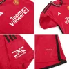 Kids Manchester United Home Soccer Jersey Kit (Jersey+Shorts) 2023/24 - BuyJerseyshop