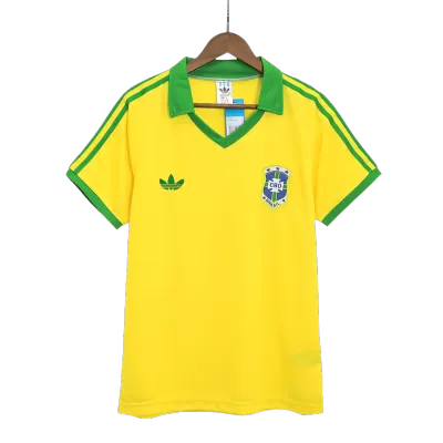 Brazil Retro Jerseys 1977 Home Soccer Jersey For Men - BuyJerseyshop