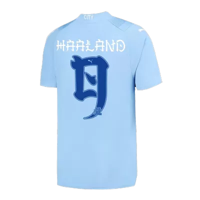 Men's HAALAND #9 Manchester City Home Soccer Jersey Shirt 2023/24 - BuyJerseyshop