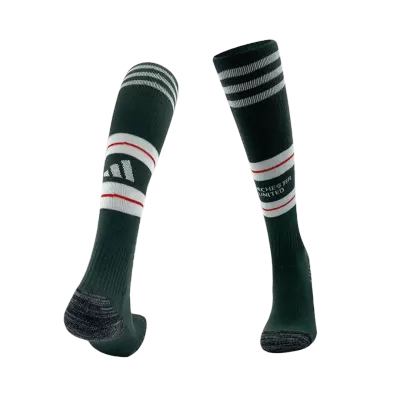 Kids Manchester United Away Soccer Socks 2023/24 - BuyJerseyshop