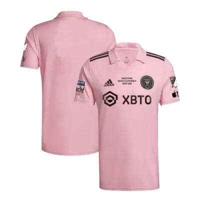 Men's Inter Miami CF Home Soccer Jersey Shirt 2023-Leagues Cup Final - BuyJerseyshop