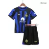 Kids Inter Milan Home Soccer Jersey Kit (Jersey+Shorts) 2023/24 - BuyJerseyshop