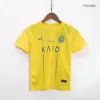 Kids Al Nassr Home Soccer Jersey Kit (Jersey+Shorts) 2023/24 - BuyJerseyshop