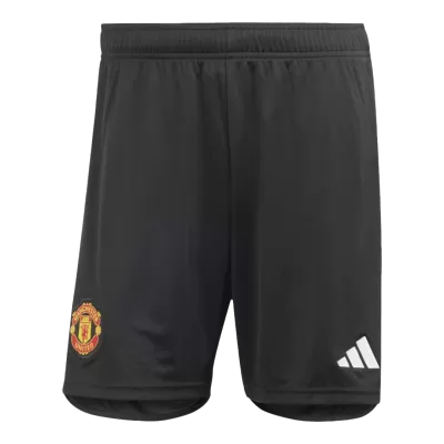 Men's Manchester United Soccer Shorts Home 2023/24 - BuyJerseyshop