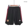 Men's Manchester United Soccer Shorts Home 2023/24 - BuyJerseyshop