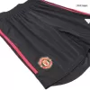 Men's Manchester United Soccer Shorts Home 2023/24 - BuyJerseyshop