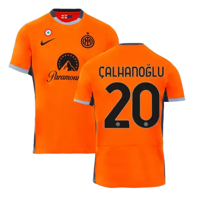 Men's ÇALHANOĞLU #20 Inter Milan Third Away Soccer Jersey Shirt 2023/24 - BuyJerseyshop