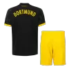 Kids Borussia Dortmund Away Soccer Jersey Kit (Jersey+Shorts) 2023/24 - BuyJerseyshop