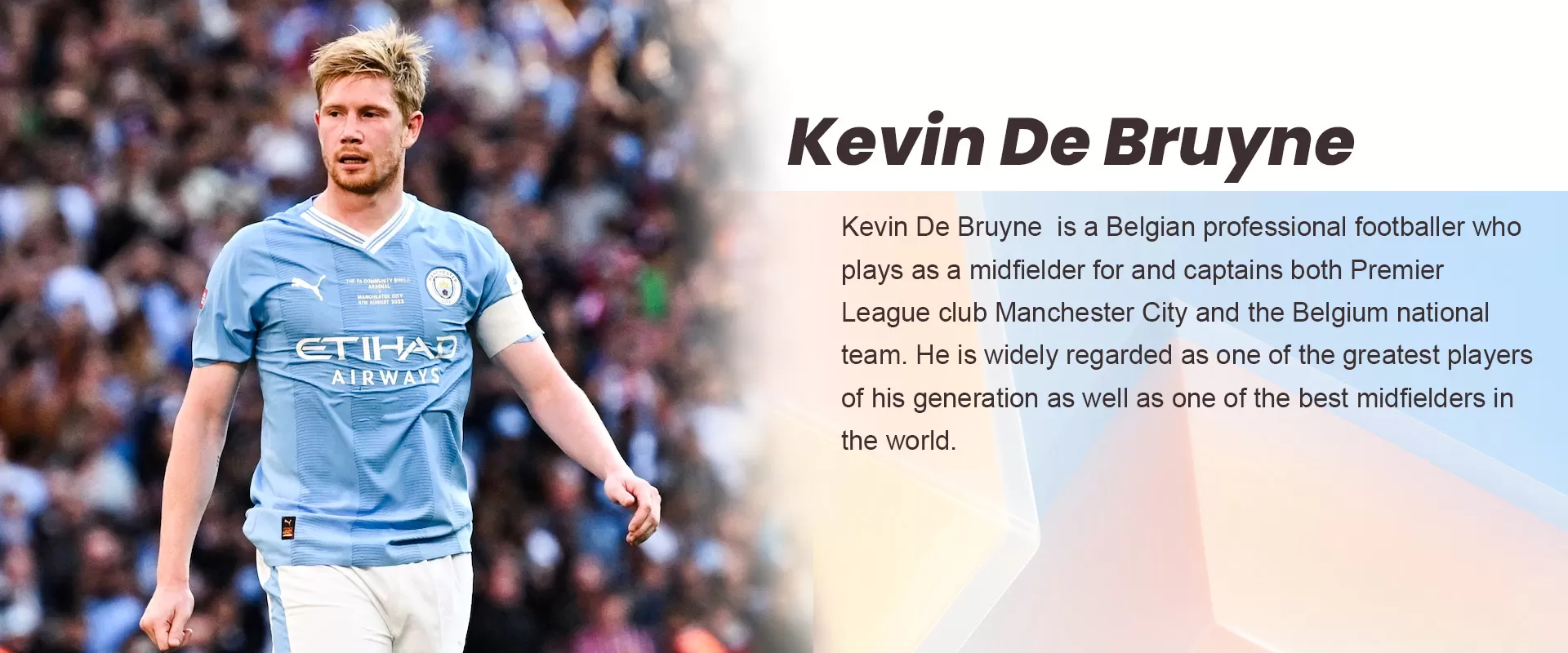 KEVIN DE BRUYNE BANNER - BuyJerseyshop