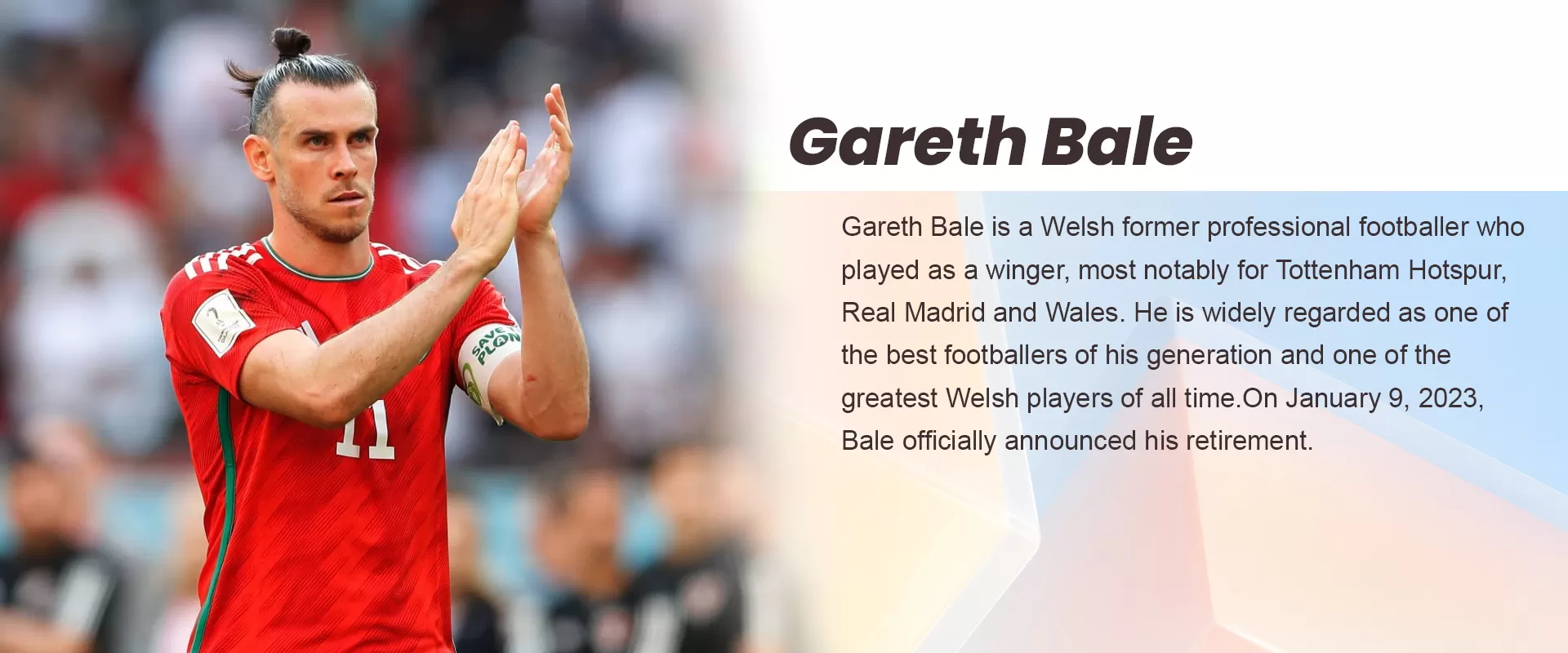 Gareth Bale BANNER - BuyJerseyshop