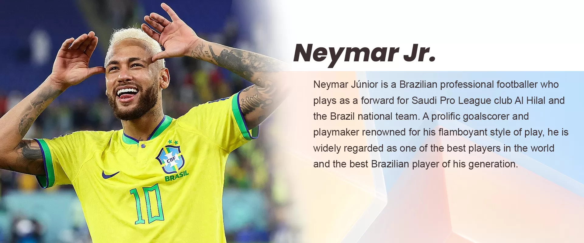 NEYMAR JR BANNER - BuyJerseyshop