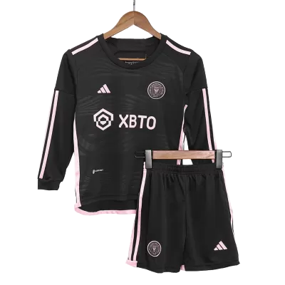 Kids Inter Miami CF Away Soccer Jersey Kit (Jersey+Shorts) 2023/24 - BuyJerseyshop