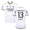 Men's CAMPEONES #13 Real Madrid Home Soccer Jersey Shirt 2023/24 - BuyJerseyshop