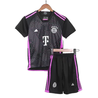 Kids Bayern Munich Away Soccer Jersey Kit (Jersey+Shorts) 2023/24 - BuyJerseyshop