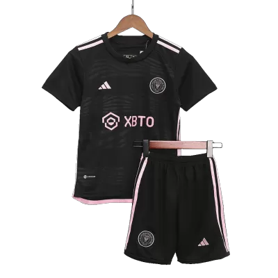 Kids Inter Miami CF Away Soccer Jersey Kit (Jersey+Shorts) 2023/24 - BuyJerseyshop