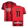 Men's PULISIC #11 AC Milan Home Soccer Jersey Shirt 2023/24 - BuyJerseyshop