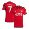 Men's MOUNT #7 Manchester United Home Soccer Jersey Shirt 2023/24 - BuyJerseyshop