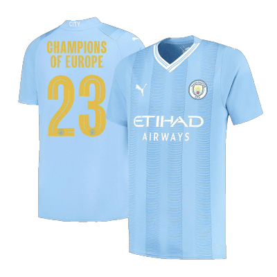 Men's Manchester City Home Soccer Jersey Shirt 2023/24 - BuyJerseyshop