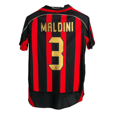 MALDINI #3 AC Milan Retro Jerseys 2006/07 Home Soccer Jersey For Men - BuyJerseyshop