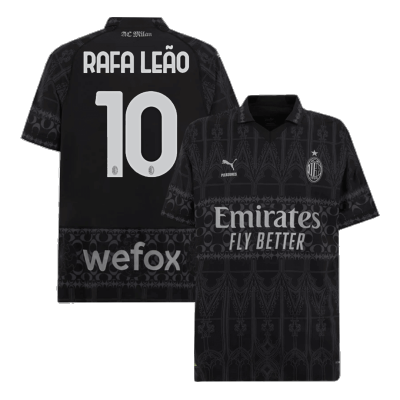 Men's RAFA LEÃO #10 AC Milan Fourth Away Soccer Jersey Shirt 2023/24 - BuyJerseyshop