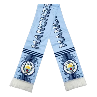 Manchester City Soccer Scarf Blue - BuyJerseyshop