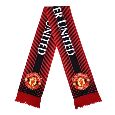 Manchester United Soccer Scarf Red - BuyJerseyshop