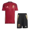 Men's Belgium Home Soccer Jersey Kit (Jersey+Shorts) 2024 - BuyJerseyshop