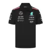 Mercedes AMG Petronas F1 Black Team Polo 2024 - BuyJerseyshop