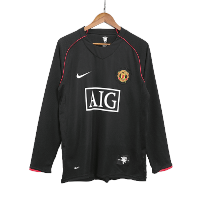 Manchester United Retro Jerseys 2007/08 Away Long Sleeve Soccer Jersey For Men - BuyJerseyshop