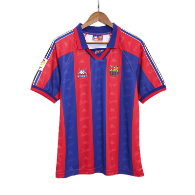 Barcelona Retro Jerseys 1996/97 Home Soccer Jersey For Men - BuyJerseyshop