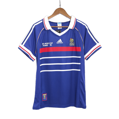 France Retro Jerseys 1998 Home Soccer Jersey For Men - BuyJerseyshop