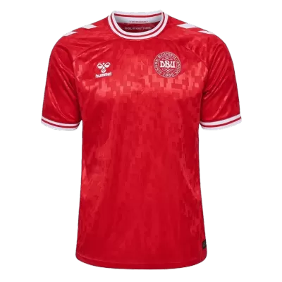 Men's Denmark Home Soccer Jersey Shirt 2024 - BuyJerseyshop