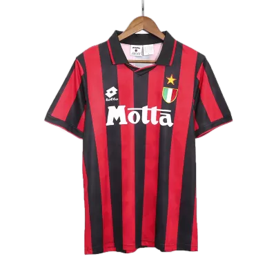 AC Milan Retro Jerseys 1992/94 Home Soccer Jersey For Men - BuyJerseyshop