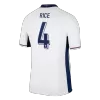 Men's RICE #4 England Home Soccer Jersey Shirt 2024 - BuyJerseyshop